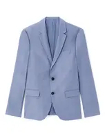 Celio Linen jacket slim Buhot2 - Men's