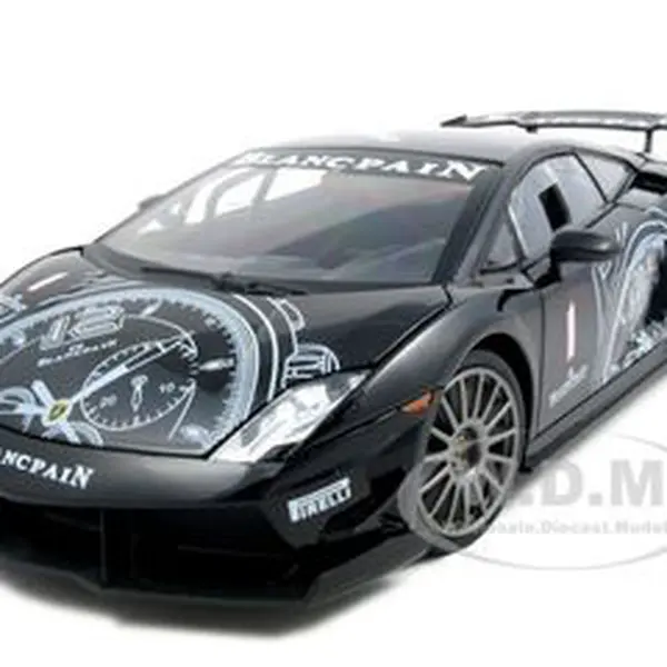 Lamborghini Gallardo LP560-4 Super Trofeo Black 1/18 Diecast Model Car by Motormax