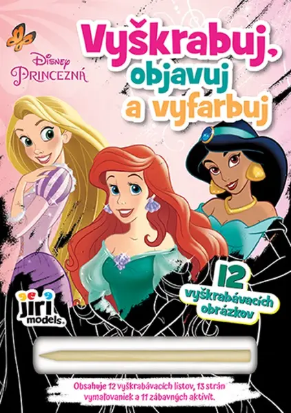 Vyškrabuj, objavuj, vyfarbuj Princezné