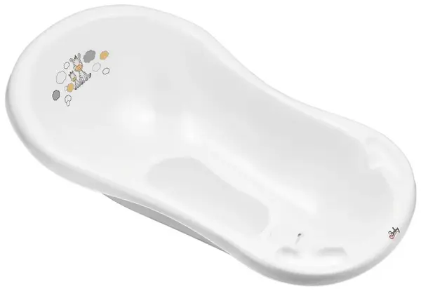 MALTEX Vanička se zátkou a protiskluzovou podložkou Zebra 84 cm - White