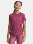 Dívčí tričko Under Armour Tech Varsity Graphic SS-RED - Holky