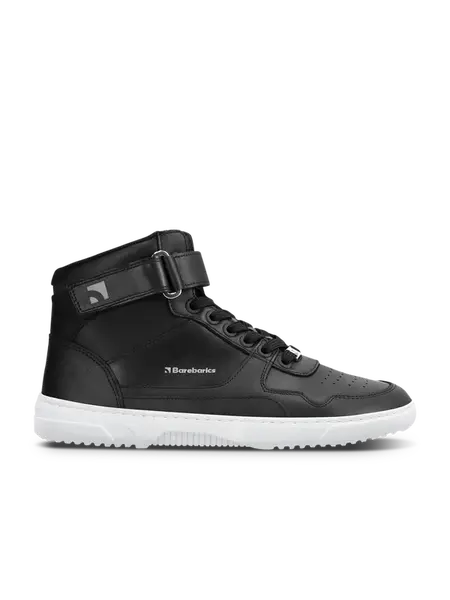 Barefoot Sneakers Barebarics Zing - High Top - Black & White