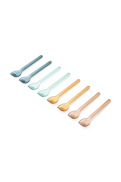 Dětské vidličky Liewood Alonso Tritan Fork 8-pack