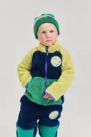 Dětská fleecová mikina Reima Moomin Kramgo tmavomodrá barva, vzorovaná, 5200079C