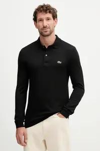 Bavlněné tričko s dlouhým rukávem Lacoste