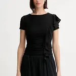 Halenka Guess VERDIANA dámská, černá barva, hladká, W5YP08 KCZC2