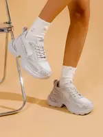 Resti Women's sports sneakers with rhinestones Bloss