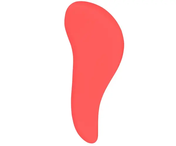 Kartáč na rozčesávání vlasů Sibel Mini Detangling Brush - korálový