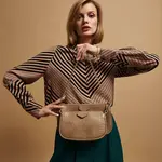 Marisse Dark Beige Shoulder Bag