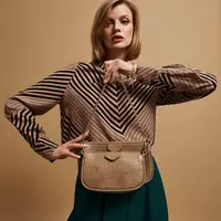 Marisse Dark Beige Shoulder Bag