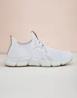 Resti White and beige women's sports shoes Baym - Footwear