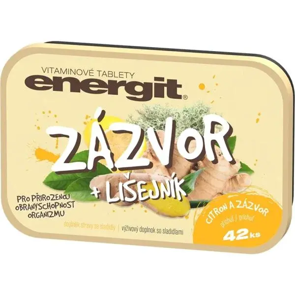 VITAR ENERGIT ZÁZVOR + LIŠEJNÍK Doplněk stravy, , velikost