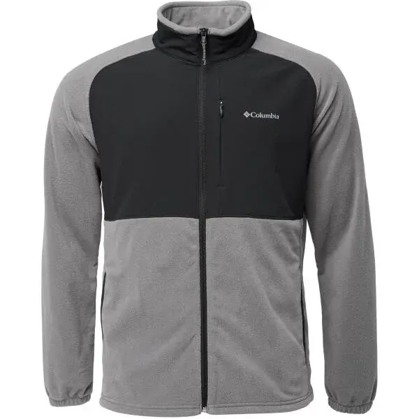 Columbia SAGE PEAK FULL ZIP FLEECE Pánska bunda, sivá, veľkosť