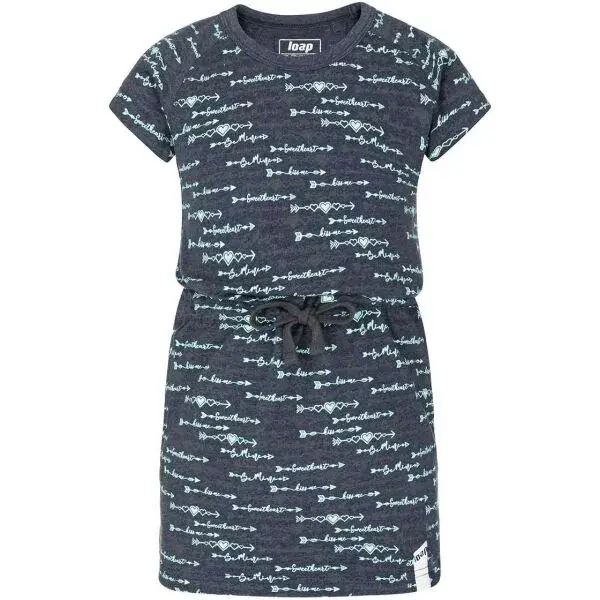LOAP BESSIE Dívčí šaty, modrá, velikost 134-140