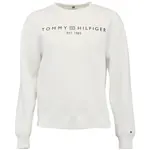 Tommy Hilfiger CHEST LOGO CREW NECK Dámská mikina, bílá, velikost