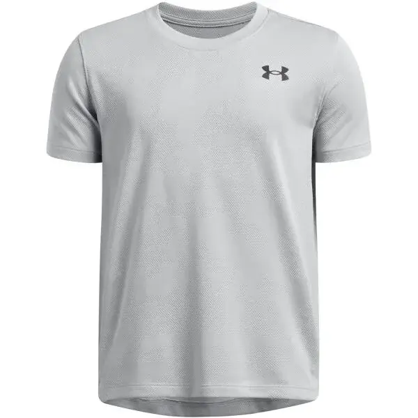 Under Armour TECH VENT JACQUARD TEE Chlapecké sportovní triko, šedá, velikost L