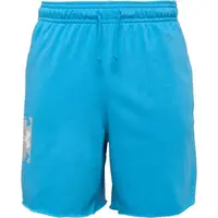 Under Armour RIVAL TERRY LOGO Pánské kraťasy, modrá, velikost M