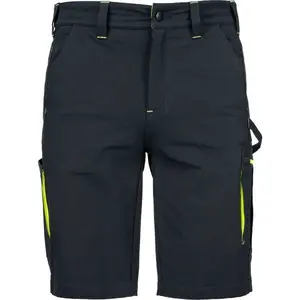 CERVA DAWSON Pánské šortky, černá, velikost