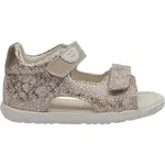 Geox B SANDAL MACCHIA Dívčí sandálky, zlatá, velikost