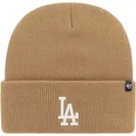 47 MLB LOS ANGELES DODGERS HAYMAKER CUFF KNIT Zimní čepice, béžová, velikost UNI