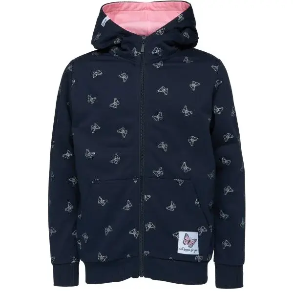 Lewro BEDDA Dívčí mikina, tmavě modrá, velikost 164-170