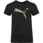 Puma GRAPHICS FLORAL CAT LOO TEE Dámské triko, černá, velikost