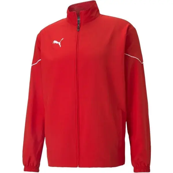 Puma TEAMRISE SIDELINE JACKET Pánská mikina, červená, velikost XXXL