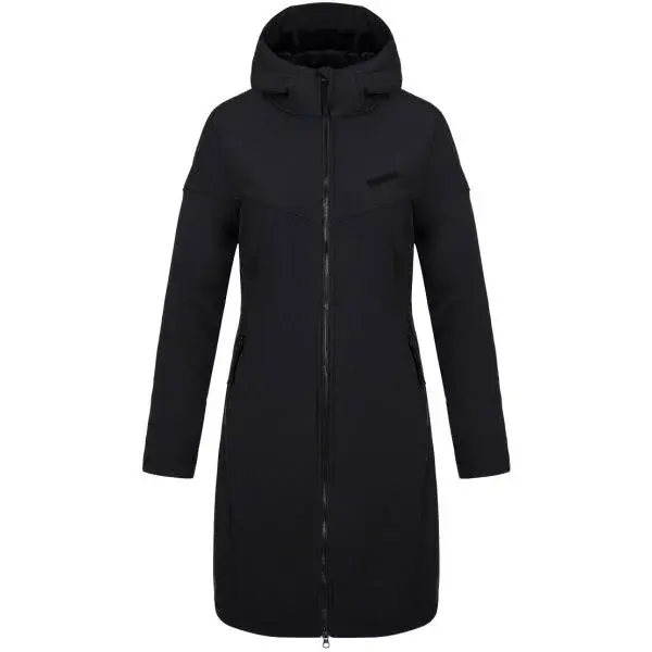 LOAP LUNICA Dámský softshellový kabát, černá, velikost