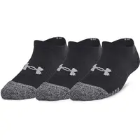 Under Armour HEATGEAR 3PK NO SHOW Dětské ponožky, černá, velikost S