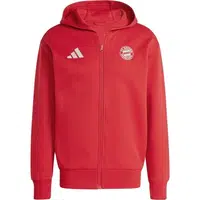 adidas FC BAYERN ANTHEM Pánska mikina, červená, veľkosť