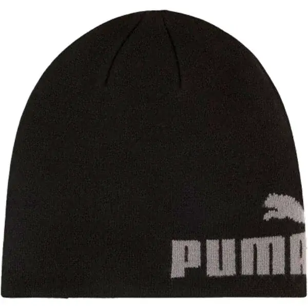 Puma ESSENTIALS MID CROWN CUFFLESS BEANIE JR Dětská zimní čepice, černá, velikost