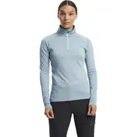 TENSON TXLITE HALF ZIP Dámská mikina, světle modrá, velikost