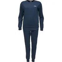 Fila FRENCH TERRY LS PYJAMAS W Dámská tepláková souprava, tmavě modrá, velikost