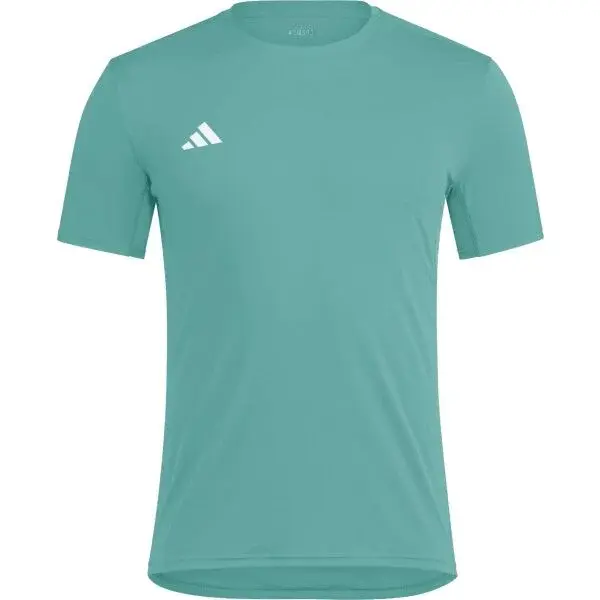 adidas ADIZERO TEE Pánské sportovní triko, světle zelená, velikost
