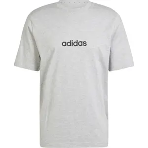 adidas ESSENTIALS LINEAR TEE Pánské tričko, šedá, velikost
