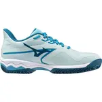 Mizuno WAVE EXCEED LIGHT 2 CC W Dámská tenisová obuv, světle modrá, velikost 37