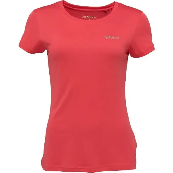 Fitforce RISA Dámské fitness triko, lososová, velikost