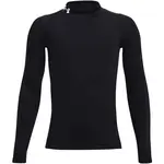 Under Armour HG ARMOUR MOCK Chlapecké kompresní tričko, černá, velikost M