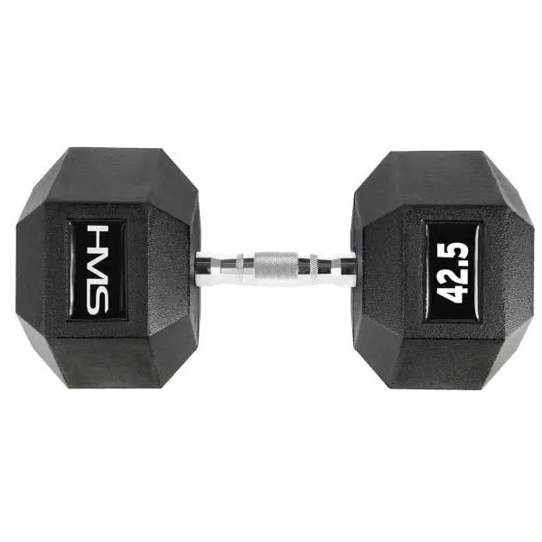 HMS PREMIUM 42,5 KG HEXAGONÁLNÍ JEDNORUČKA Hexagonální jednoručka, černá, velikost 42,5 KG