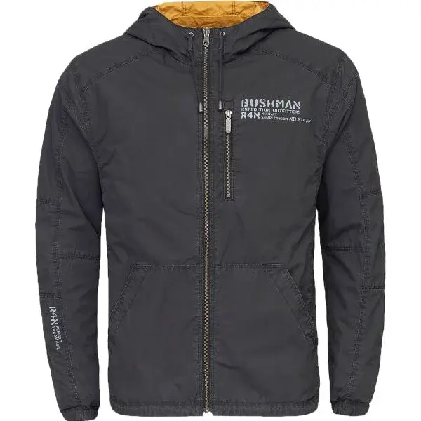 BUSHMAN AERIAL Pánská přechodová bunda, tmavě šedá, velikost XXXL