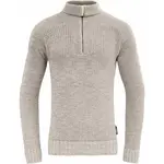 Devold BISPEN WOOL ZIP NECK Pánský vlněný svetr, šedá, velikost