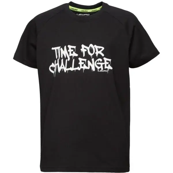 Lewro BOWEN Chlapecké triko, černá, velikost 140-146