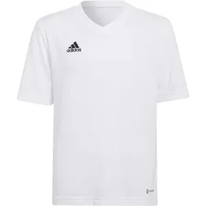 adidas ENTRADA 22 JERSEY Juniorský fotbalový dres, bílá, velikost