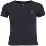 Converse SLIM JERSEY Dámské tričko, černá, velikost