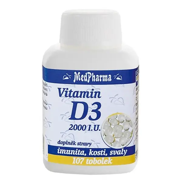 Medpharma Vitamin D3 2000 I.u. Tobolek 107