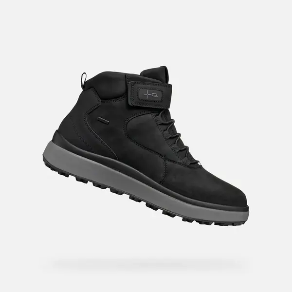 Black men's ankle boots Geox Granito + Grip A - Men