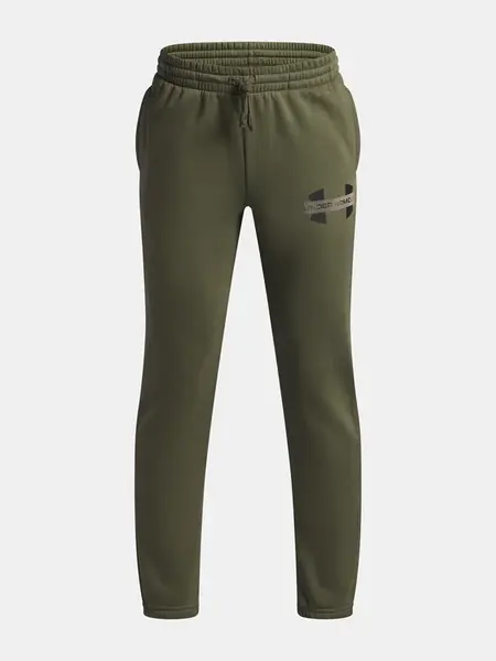 Boys' Sweatpants Under Armour UA Rival Flc Cblck Grphc Jgr-GRN - Boys