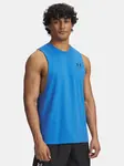 Men's Under Armour UA LEFT CHEST CUT OFF TANK-BLU - Men's Tank Top