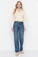 Dámské rifle Trendyol High Waist