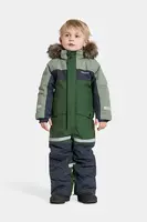 Dětský overal Didriksons BJÄRVEN KDS COVER 4 zelená barva, 505999